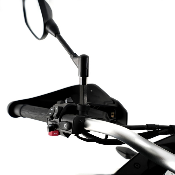 R&G Mirror Risers M10 x 1.25 Threaded Mirrors (short (8mm) thread version)